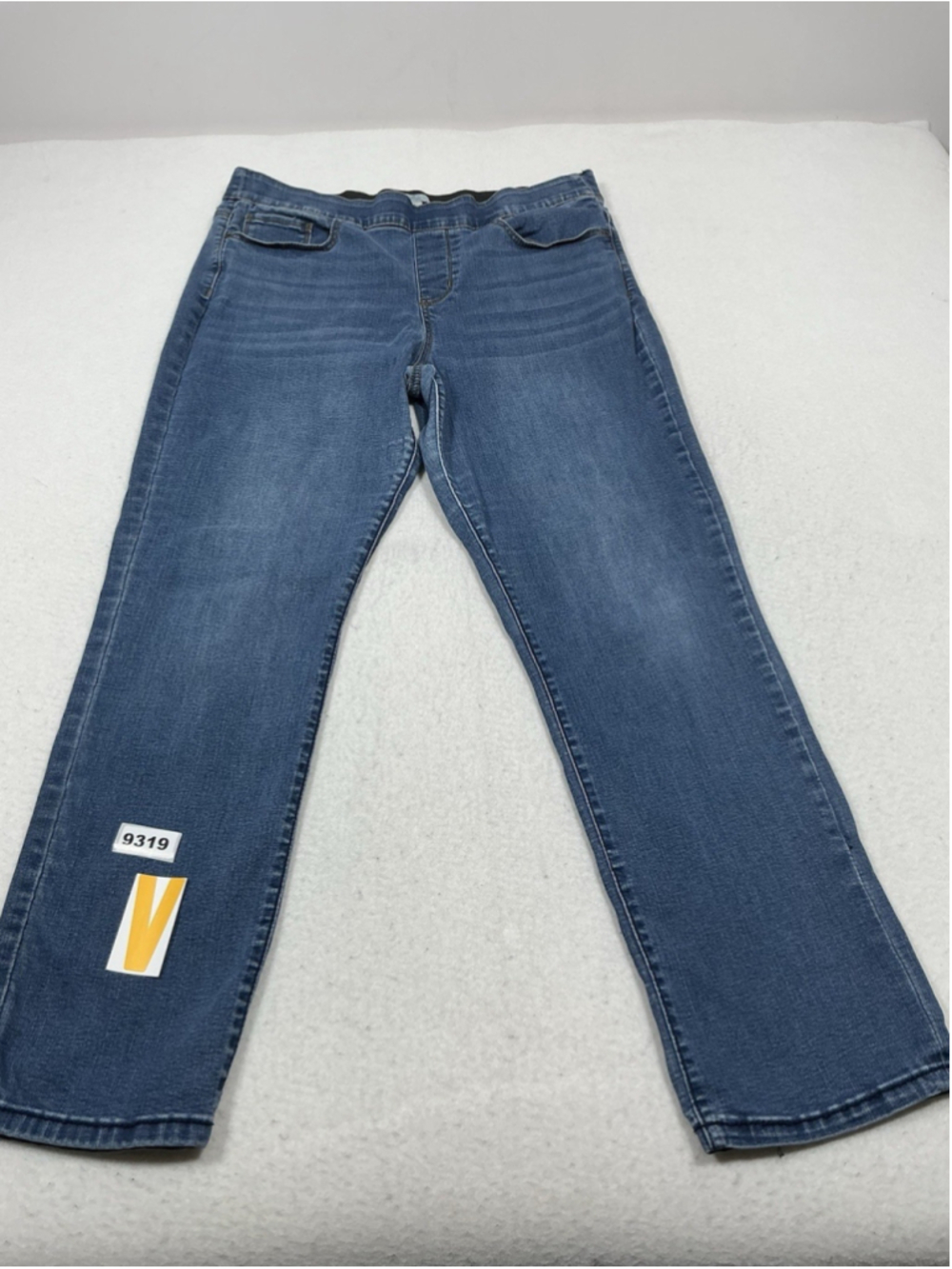 Womans Croft & Barrow Pullon Blue Jeans Size 14 Waist 34 Inch